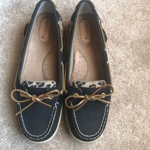 Women’s Angelfish Black Leopard Sperry’s